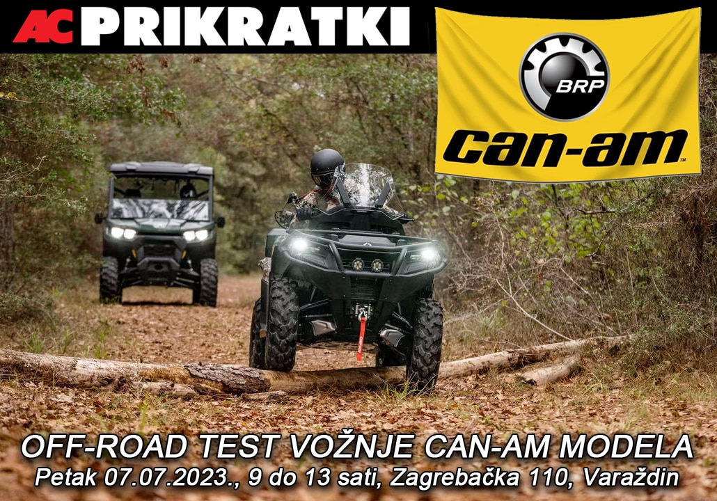 CAN AM OFF ROAD TEST DAY AC PRIKRATKI