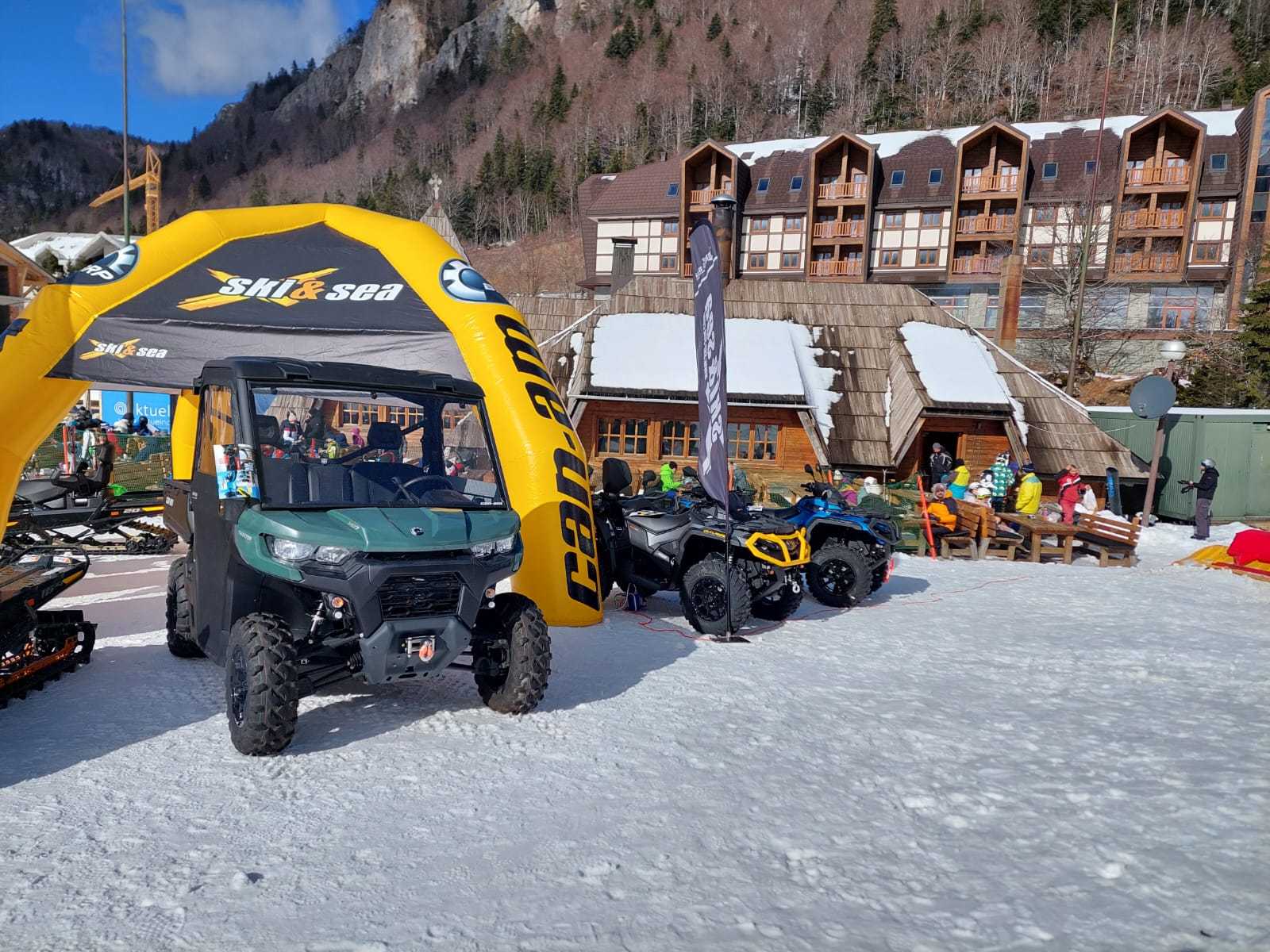 Ski&Sea Porto Montenegro Test Ride Can-Am Ski-Doo Skijaliste 1450