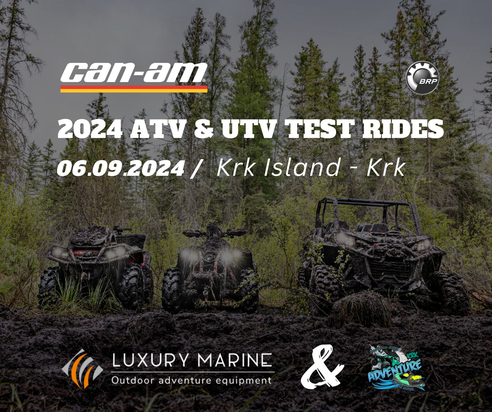 Can-Am Test Ride Unije Island - Luxury Marine 2025