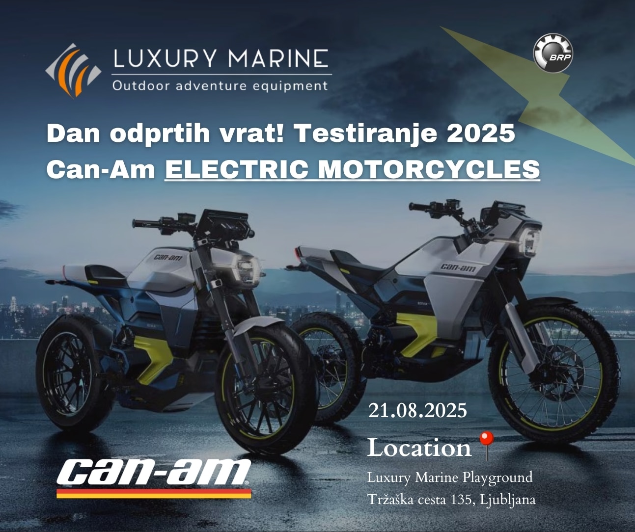Can-Am 2W dan odprtih vrat - Luxury Marine 2025