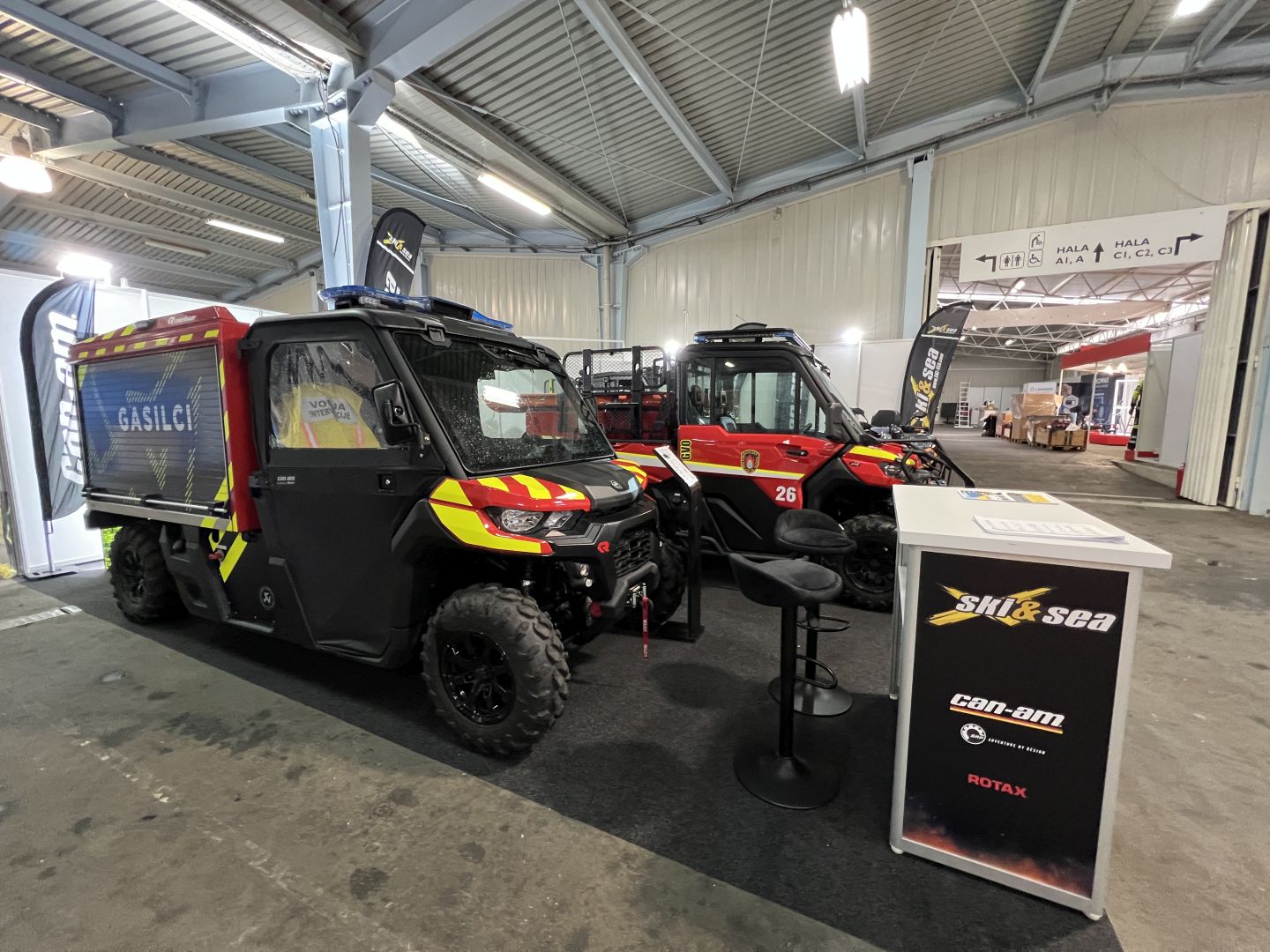 Ski&Sea na sejmu SOBRA 2025 - predstavitev specialnih vozil