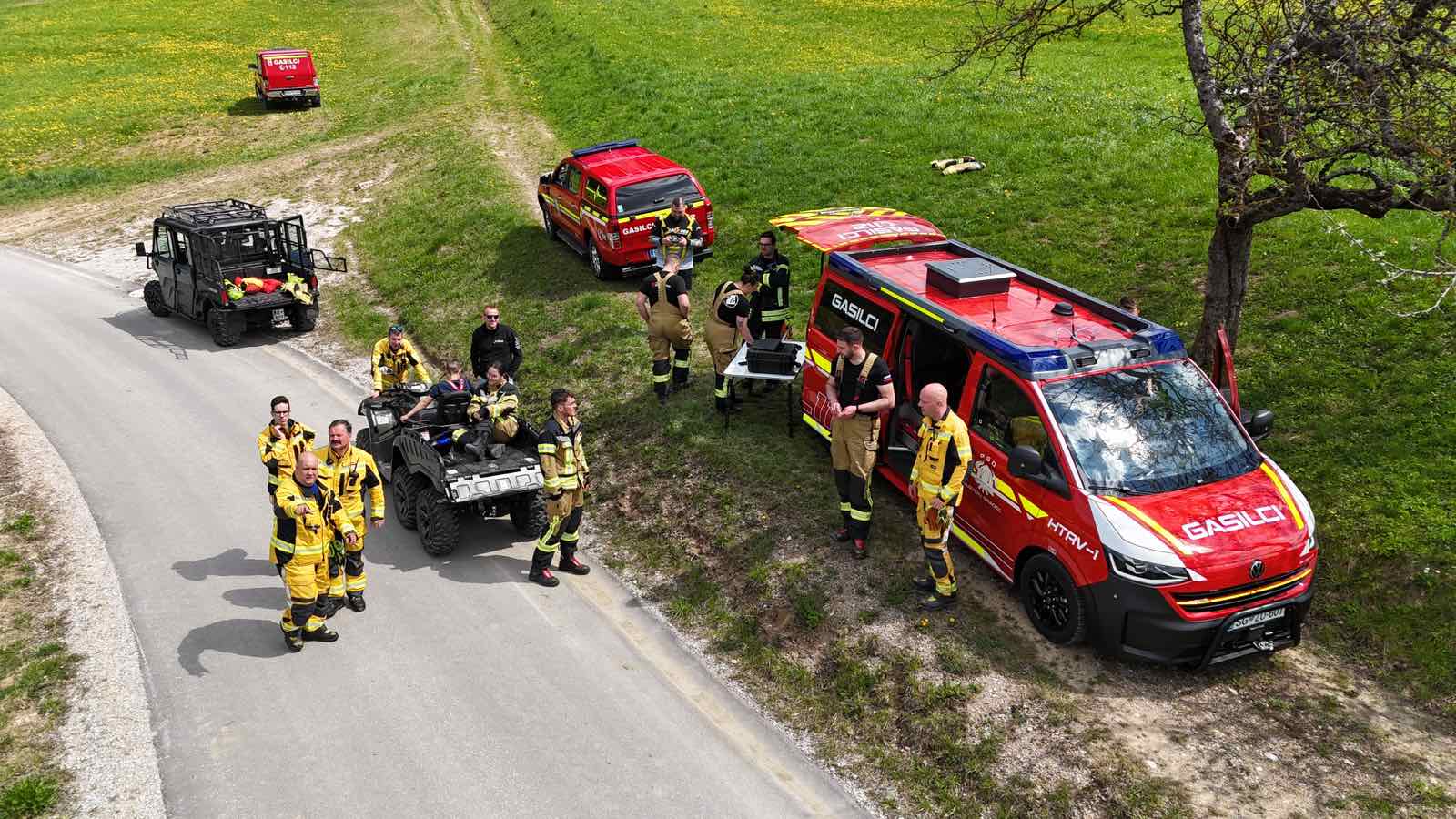 Gasilska vaja in predstavitev Can-Am vozil - PGE Mislinja