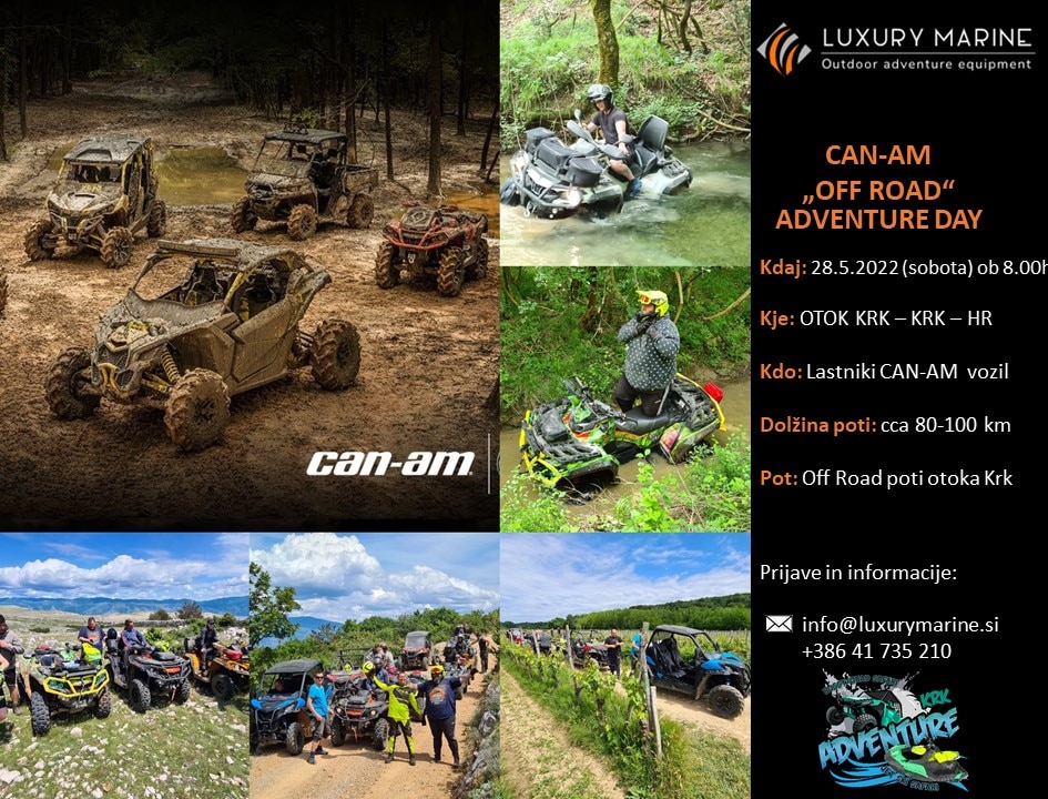 CAN-AM OFF-ROAD ADVENTURE DAN KRK - LUXURY MARINE