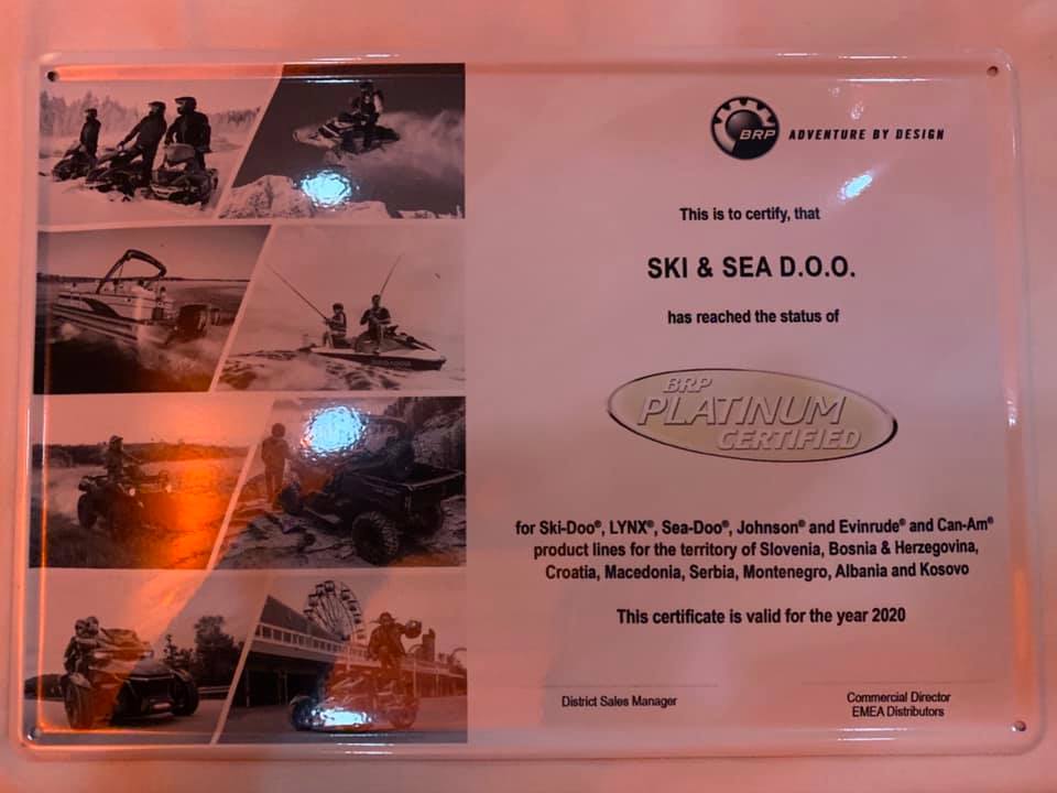 ski and sea platinum nagrada