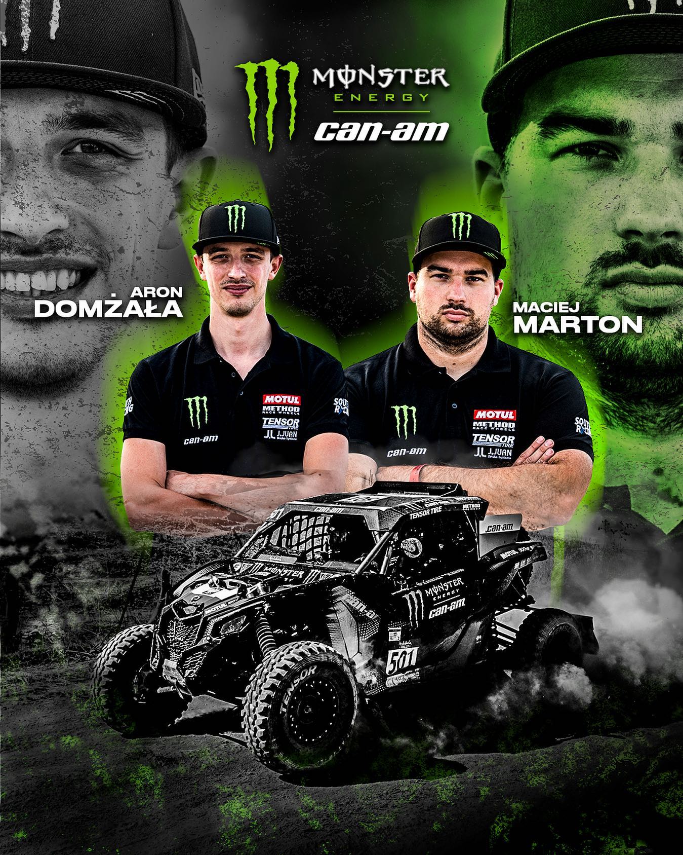 Aron Domżała i Maciej Marton Monster Energy Can-Am Team
