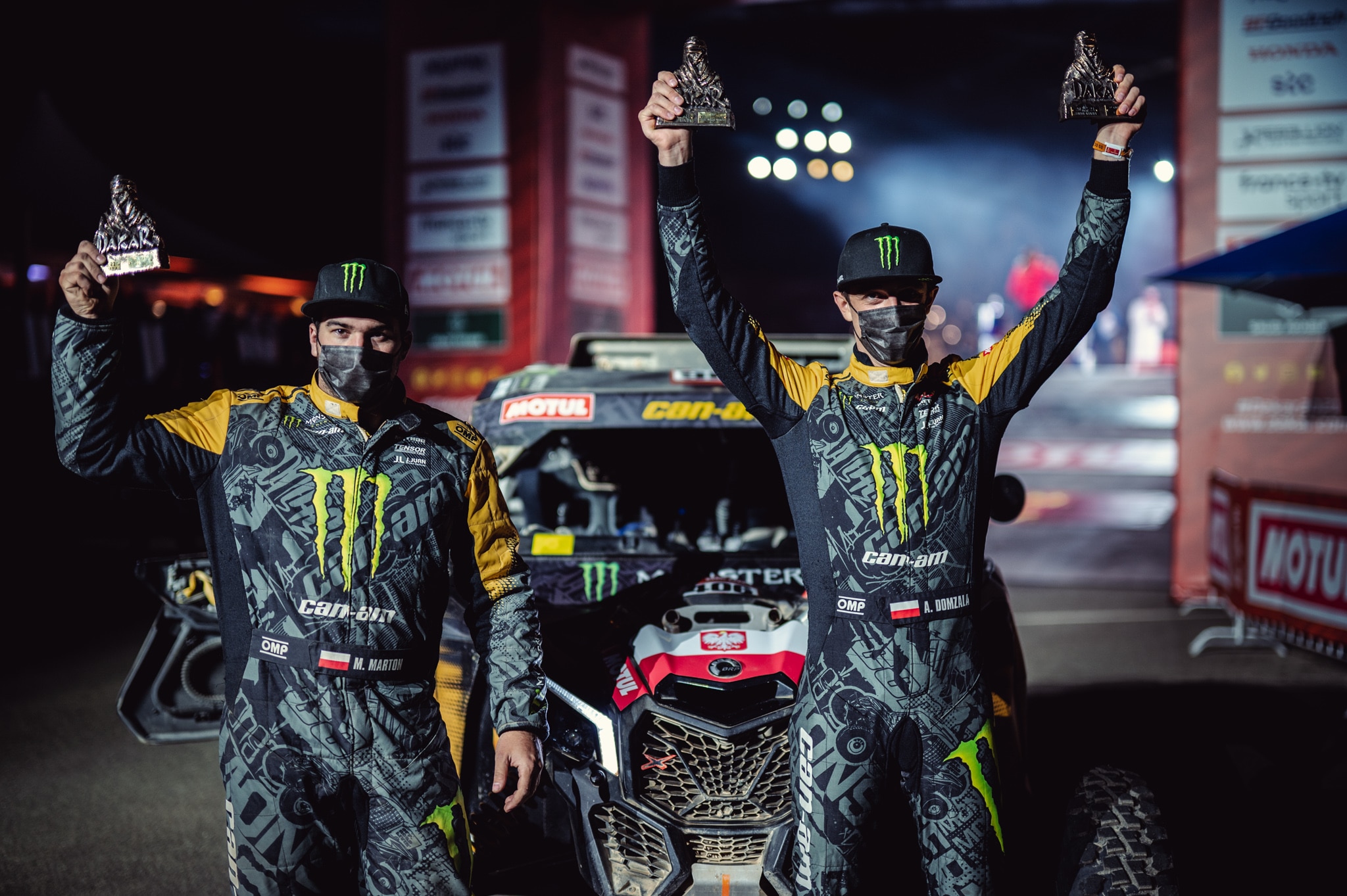 monster energy can-am team dakar 2021