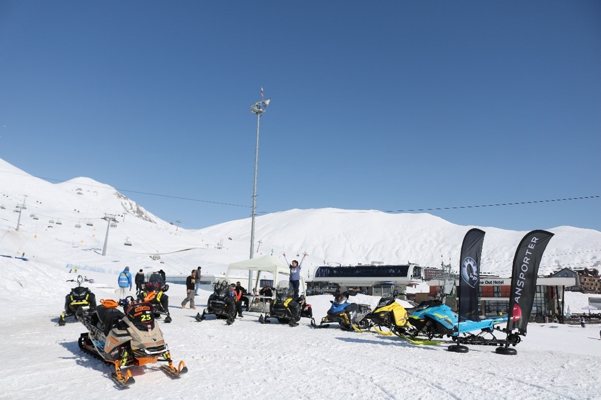 Ski-Doo Lynx snowmobile Gudauri