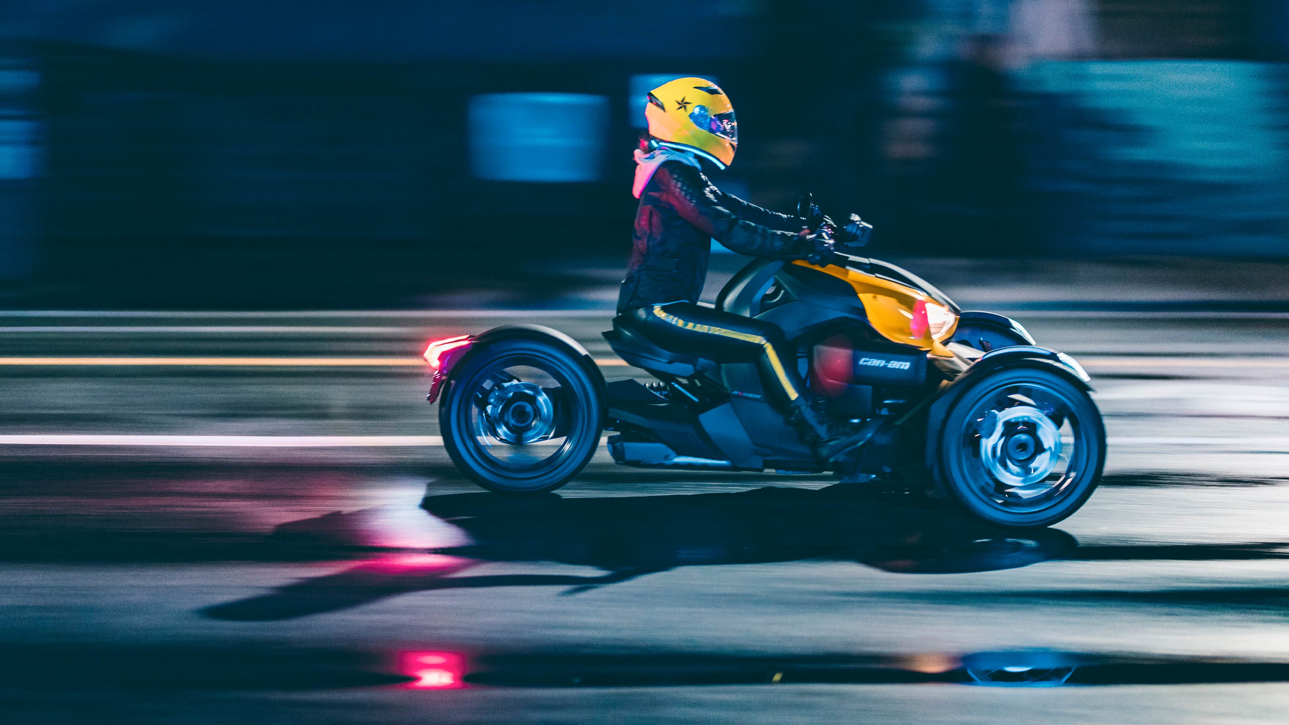 Woman riding a Can-Am Ryker