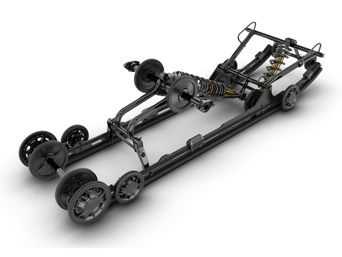 Lynx EasyRide-F rear suspension, technical structure