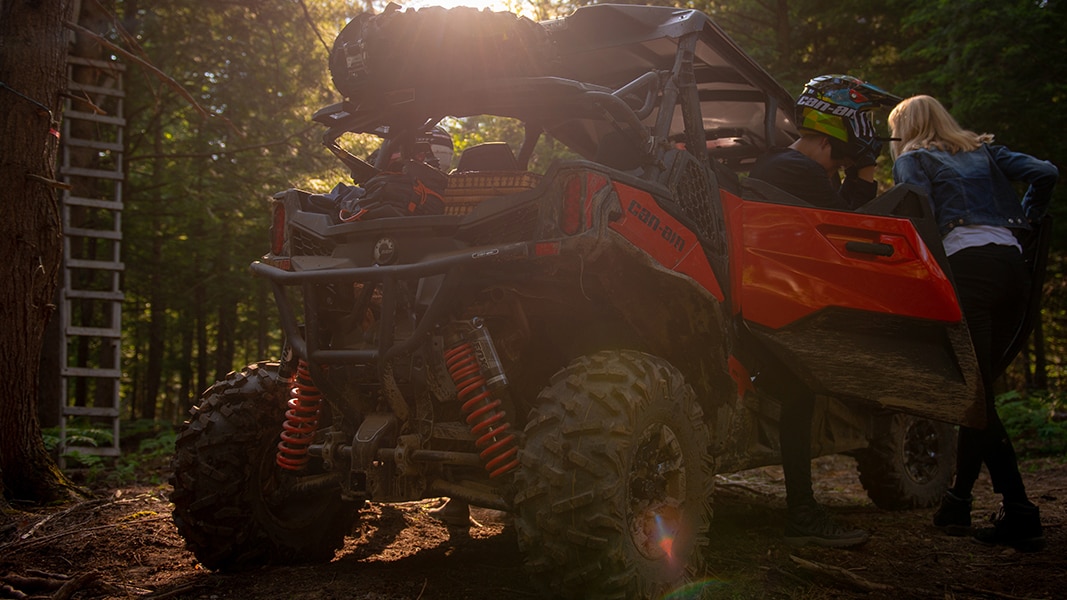 Close-up of the rear of a Maverick Sport