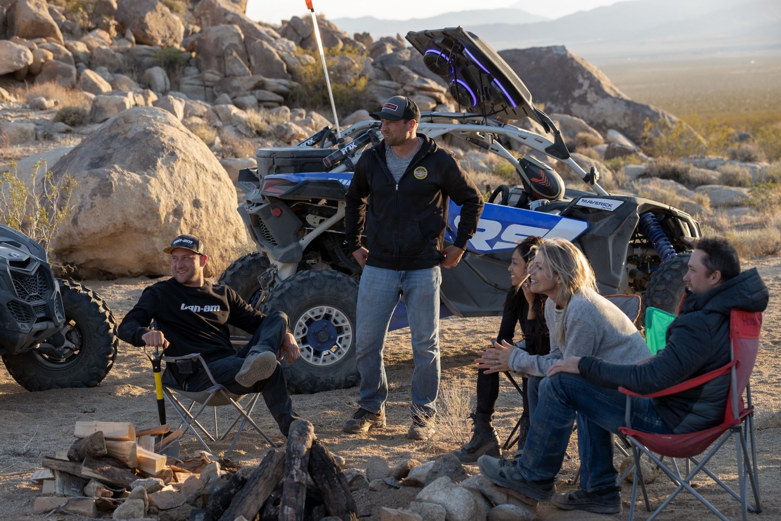 group of friens after Can-Am ride