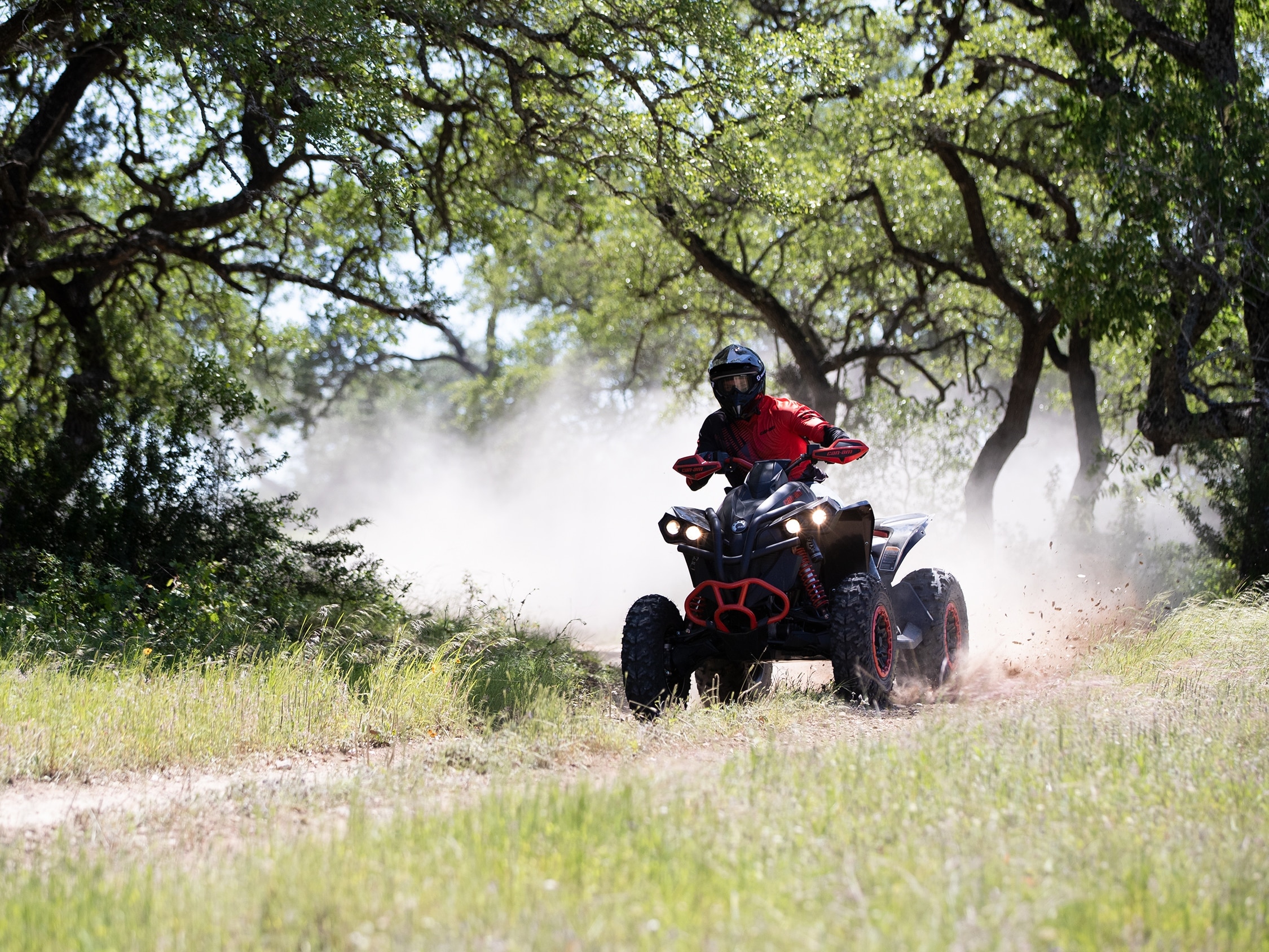 Jazdec na ATV 