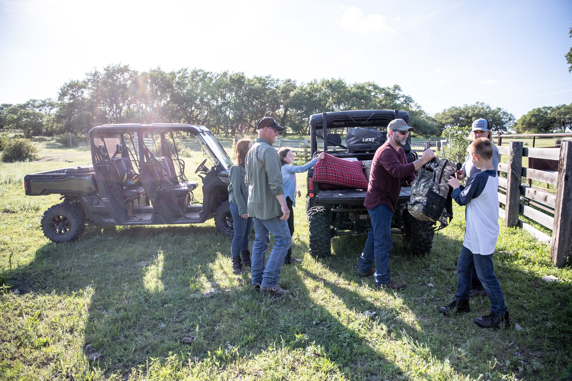 Can-Am Traxter 2021 in a farm