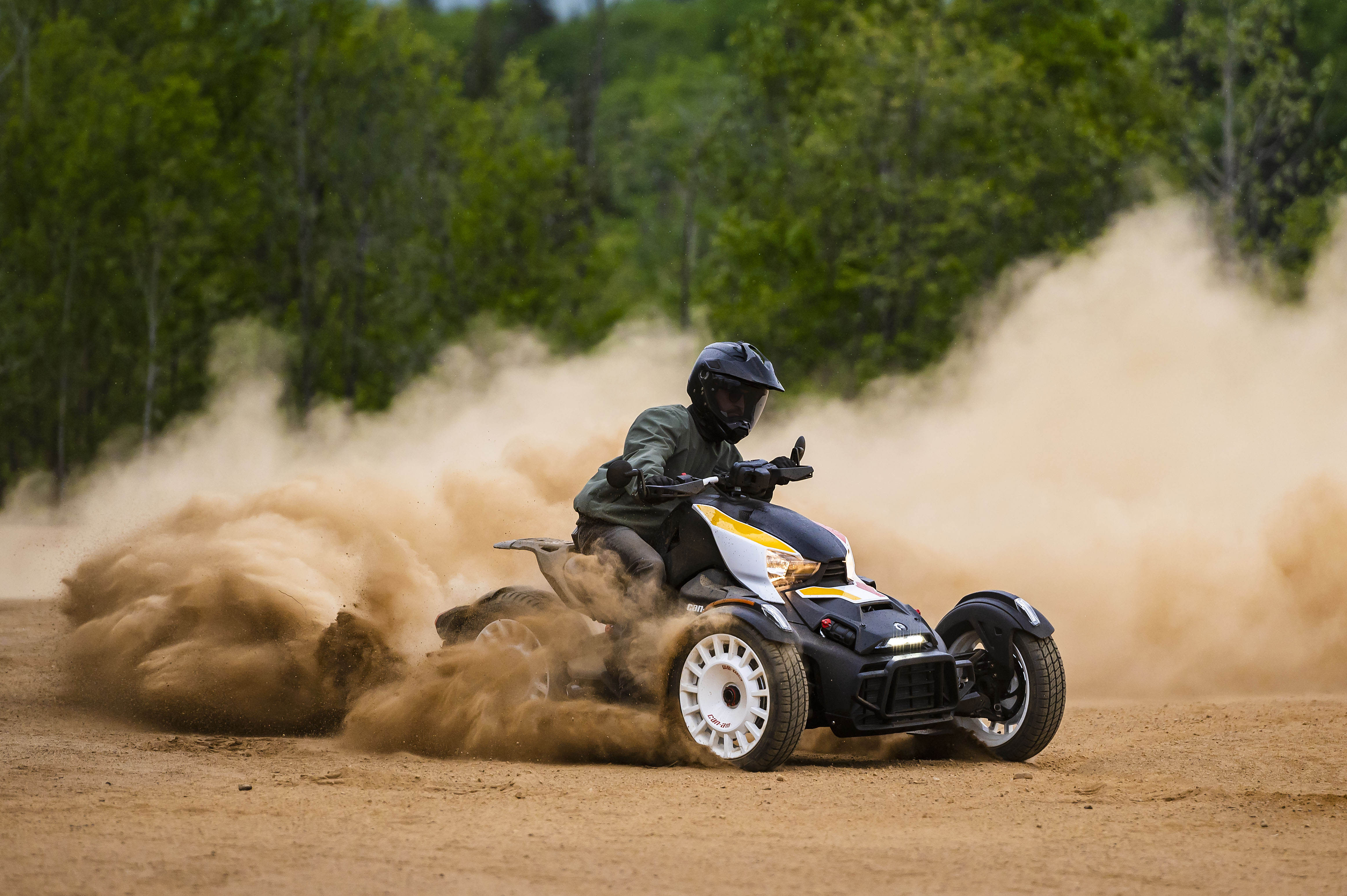 a man riding Can-Am Ryker 2022