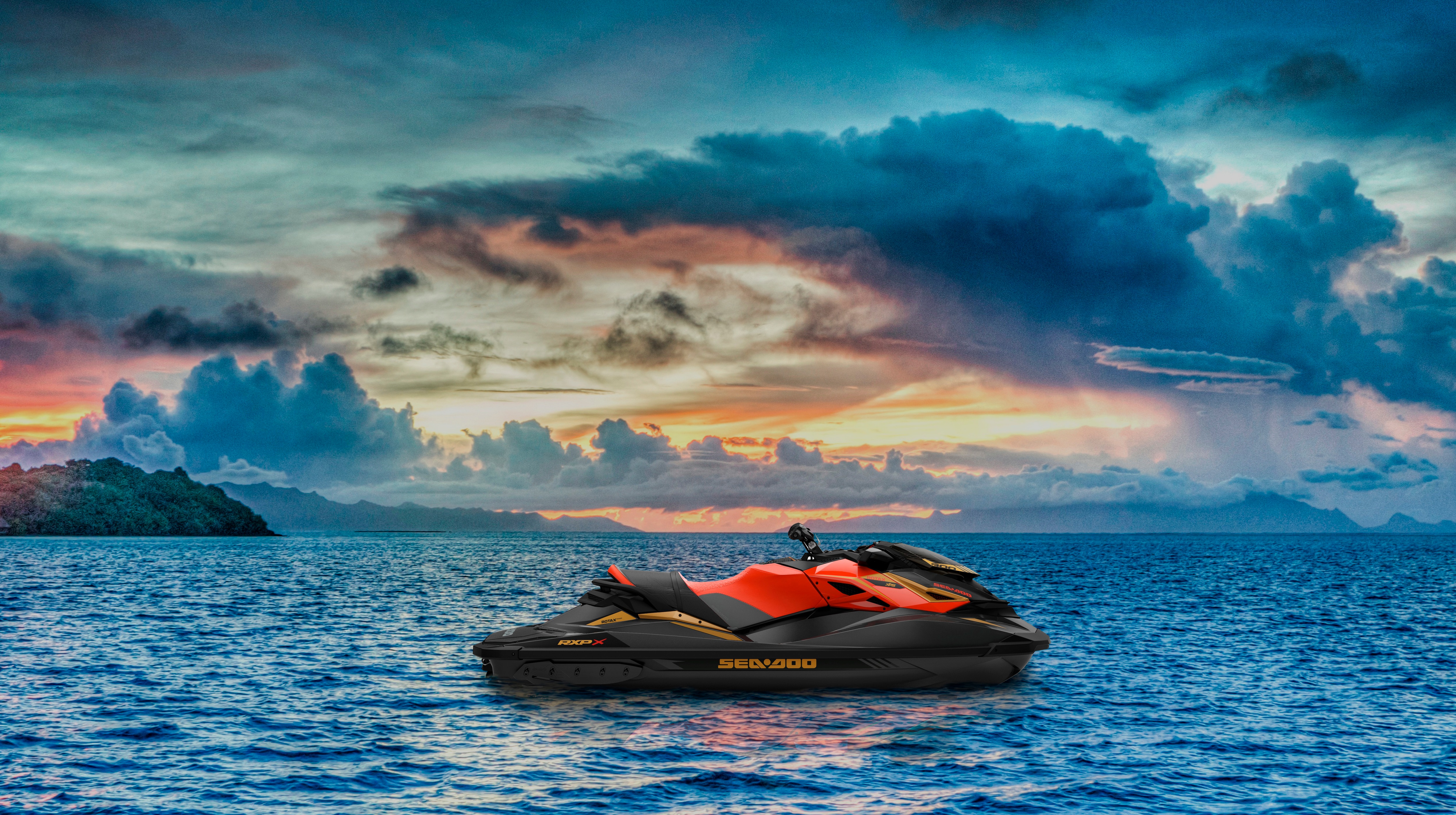  Slikoviti krajolik parkiranog Sea-Doo RXP-a