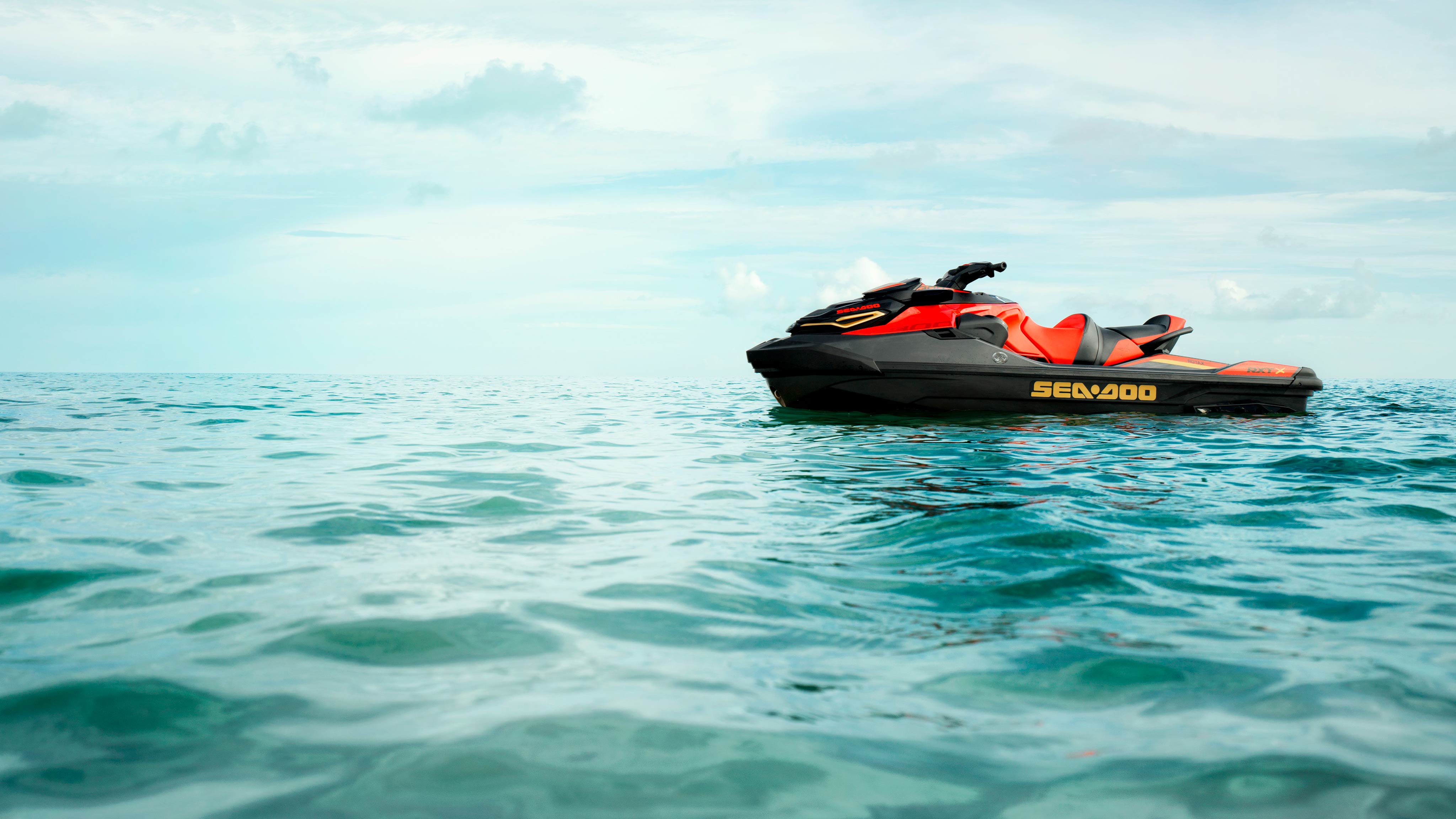 Sea-Doo RXT-X parked in the water