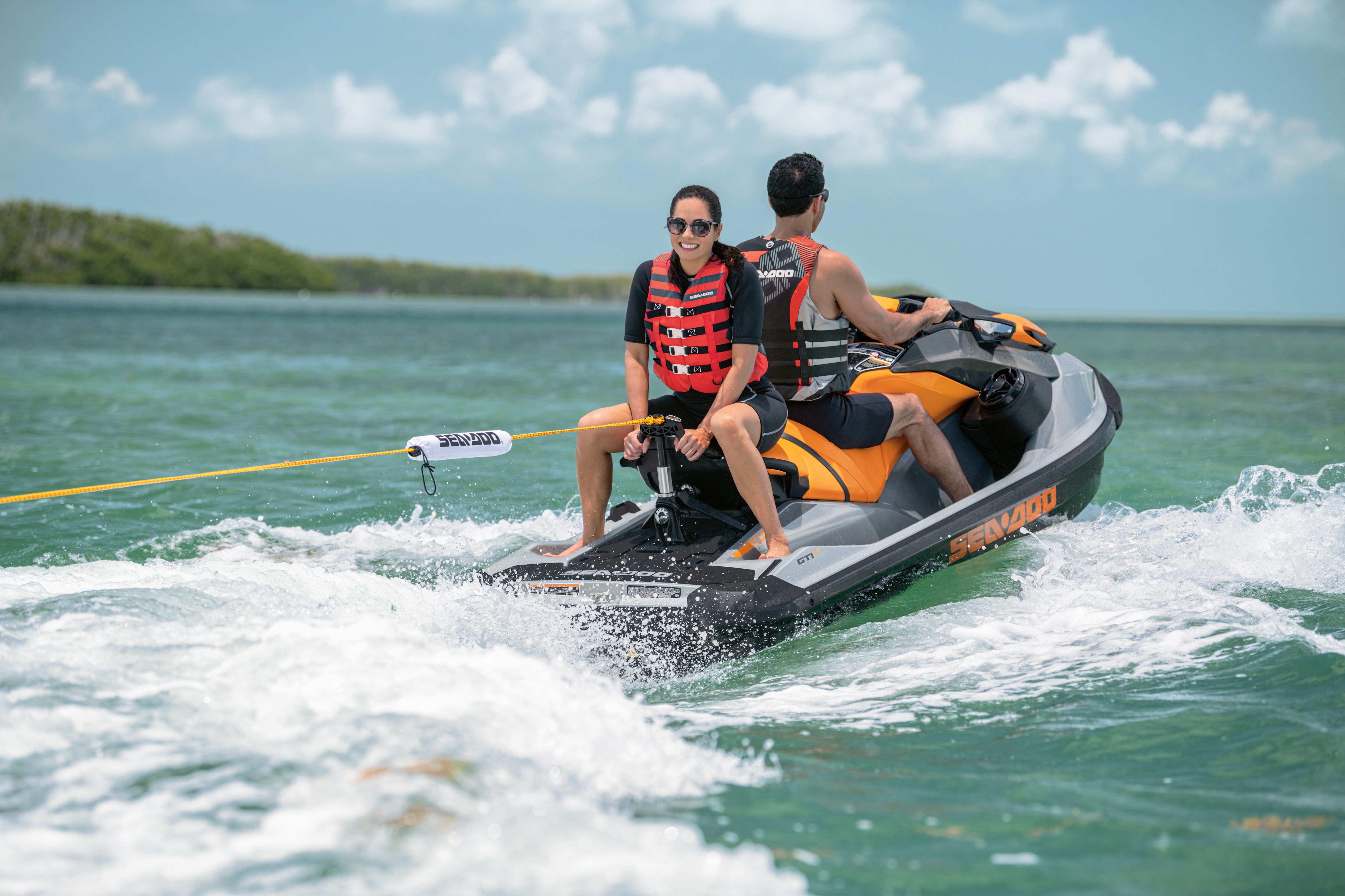 Sjóskíði á jetski Sea Doo