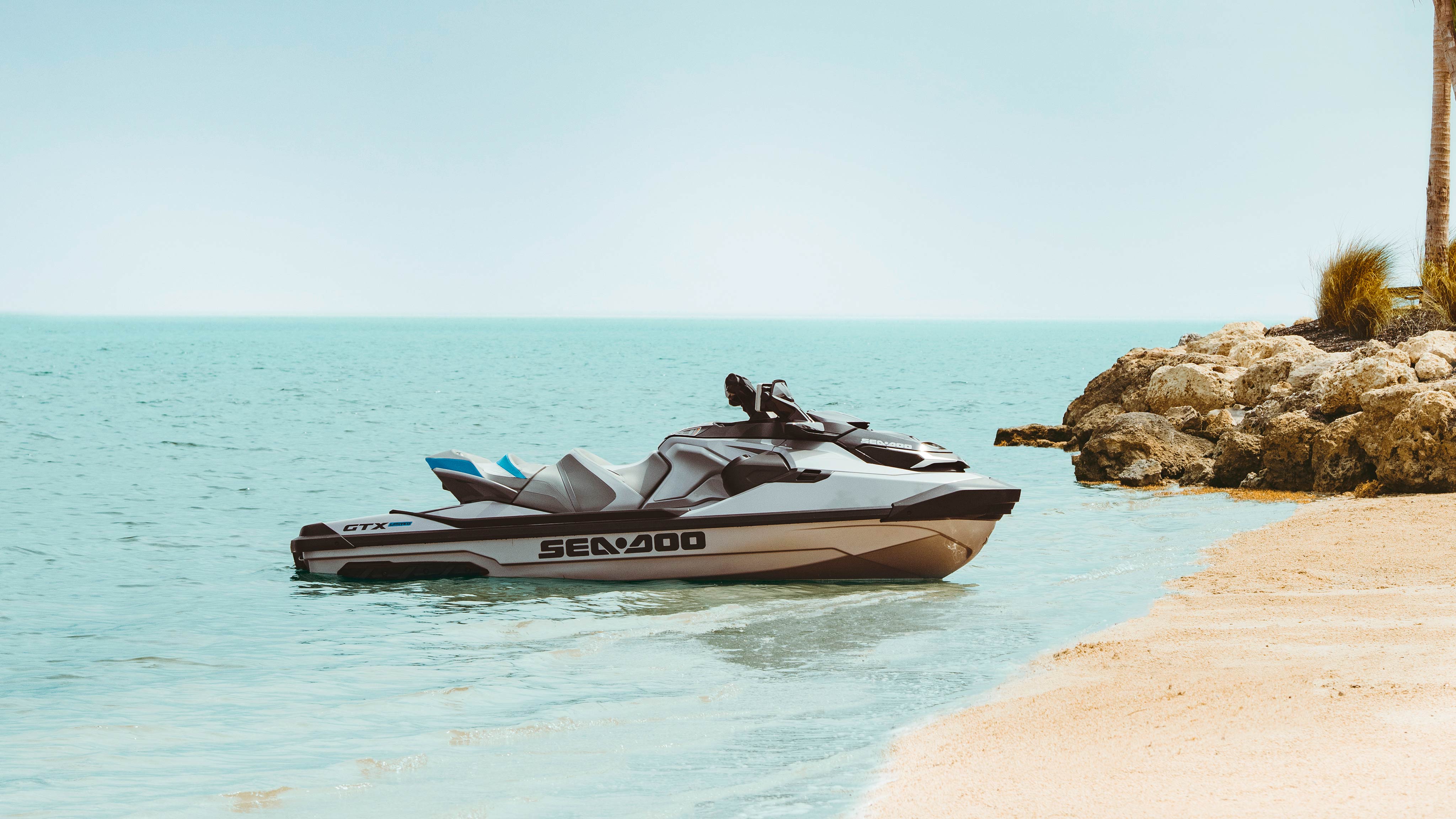 Sea-Doo GTX LTD 300 parked on the shore