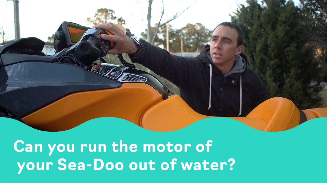 Видео - Дали моторот на Sea-Doo пловилото може да се вози надвор од вода?