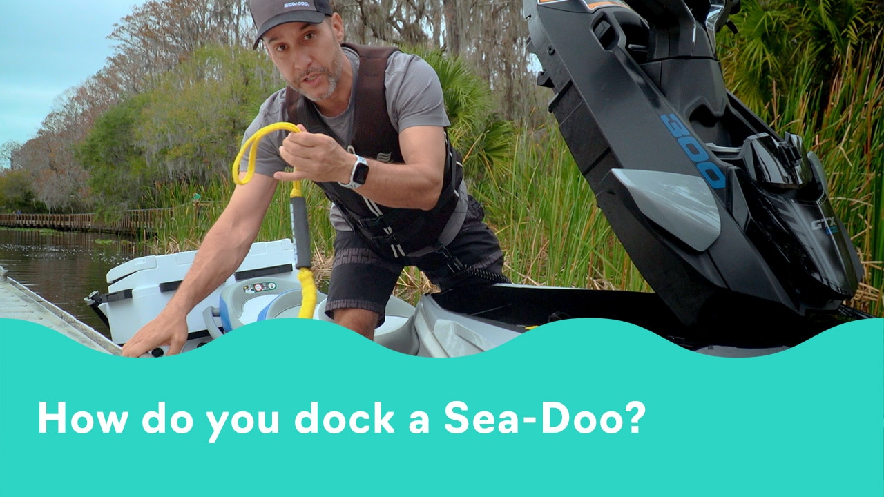 Видео -Како да го паркитате на пристаниште вашето Sea-Doo пловило?