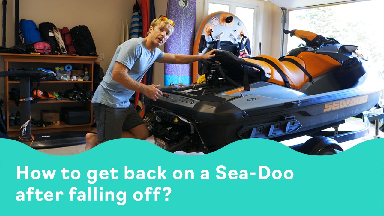 Видео - Како да се качите повторно на вашето Sea-Doo пловило по пад?