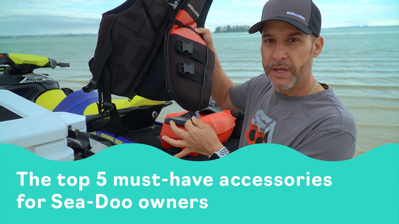 Видео - Топ 5 задолжителни додатоци за секој сопственик на Sea-Doo пловило.