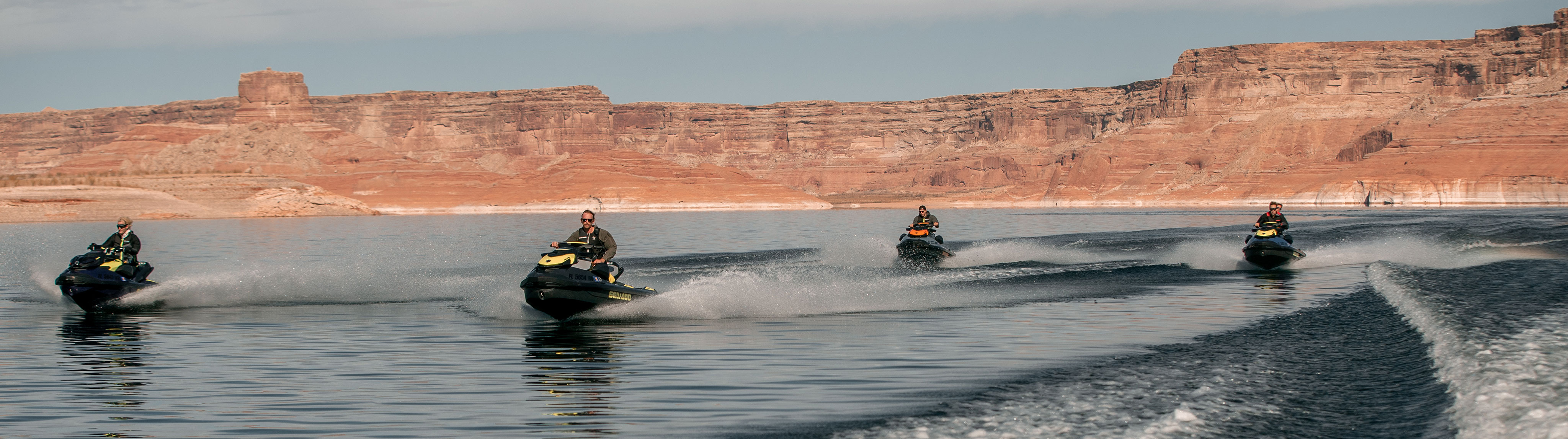 Sea-Doo on a beach in Lake Powell