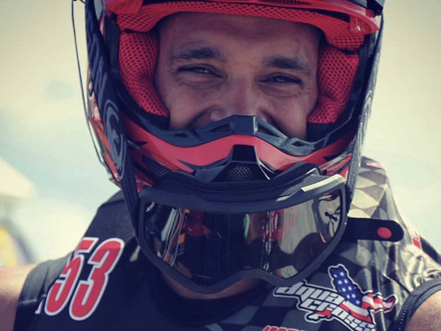 Anthony Radetic smiling before a PWC race