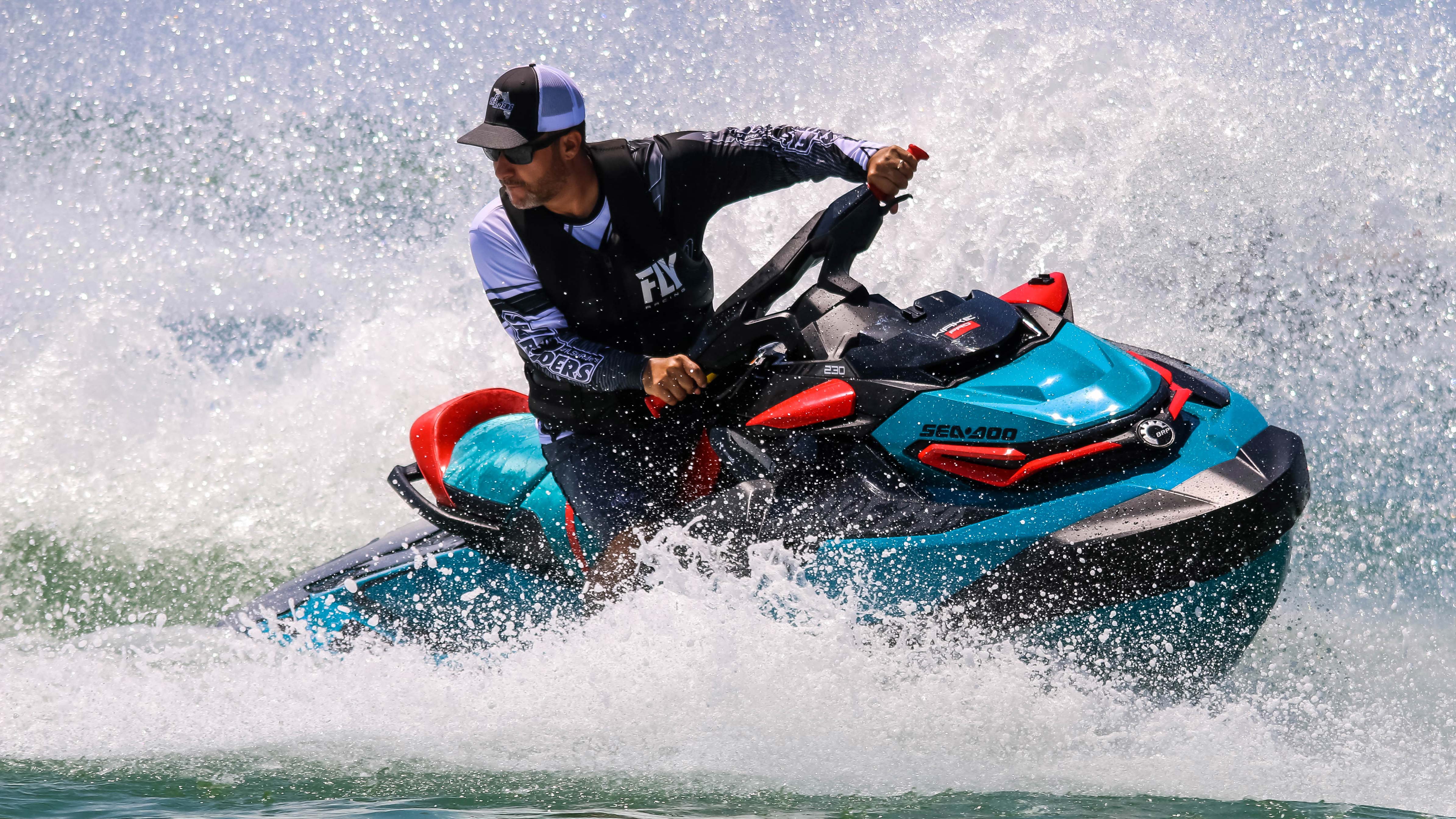 Randy Cabrera enjoying a Sea-Doo ride