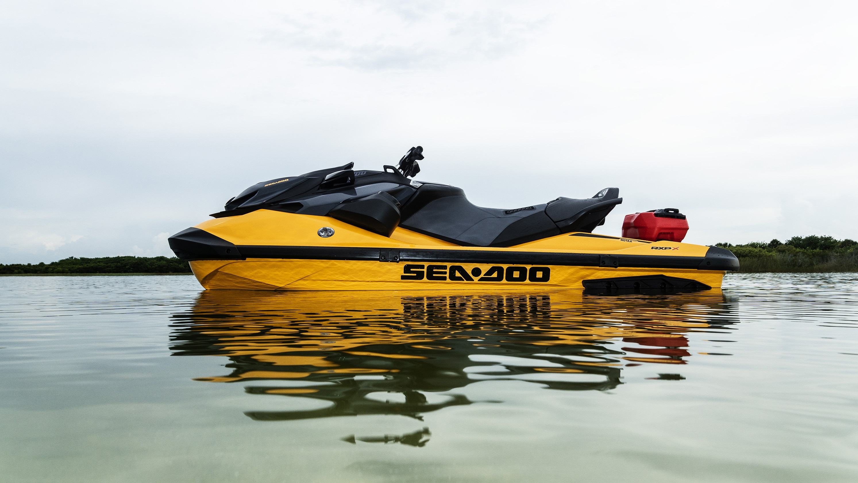 Sea-Doo RXT-X parked in the water