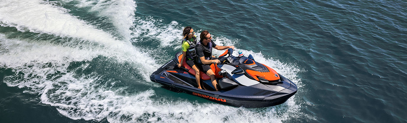 Man riding a Sea-Doo Personal Watercraft