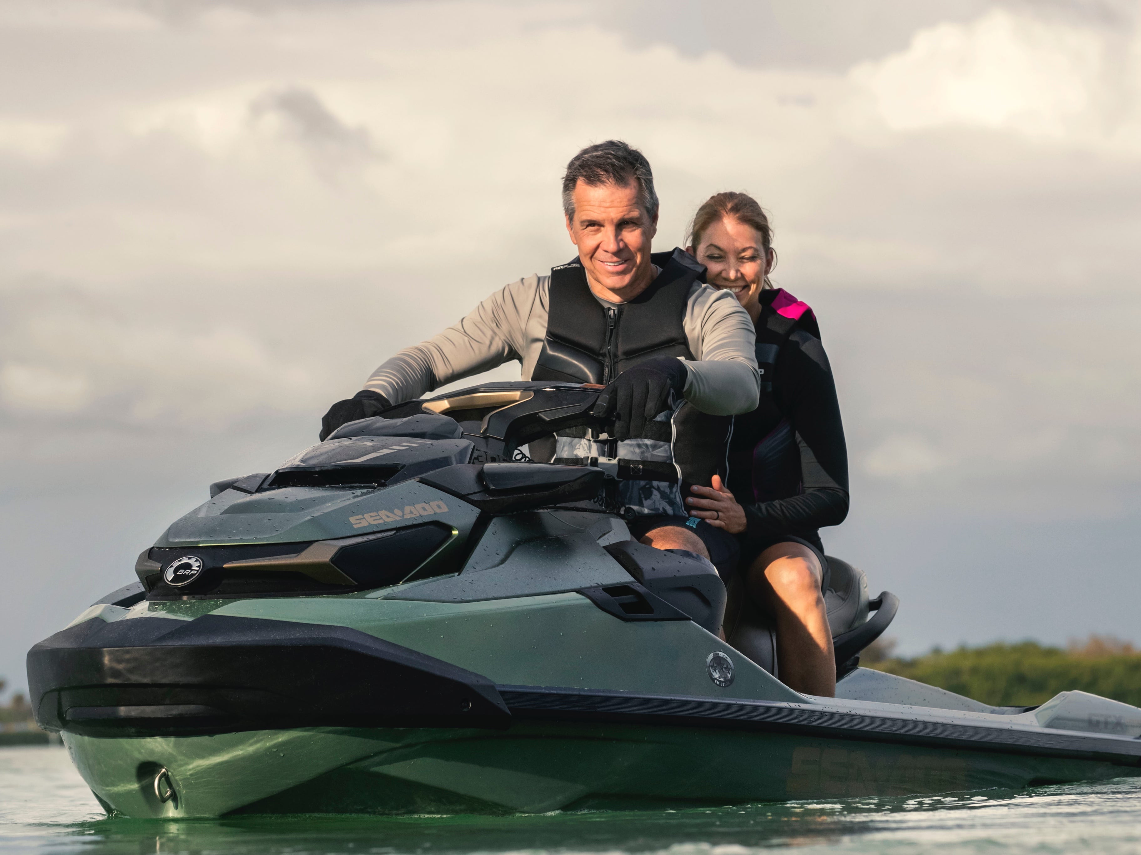 a woman riding Sea-Doo 2022 waterctaft