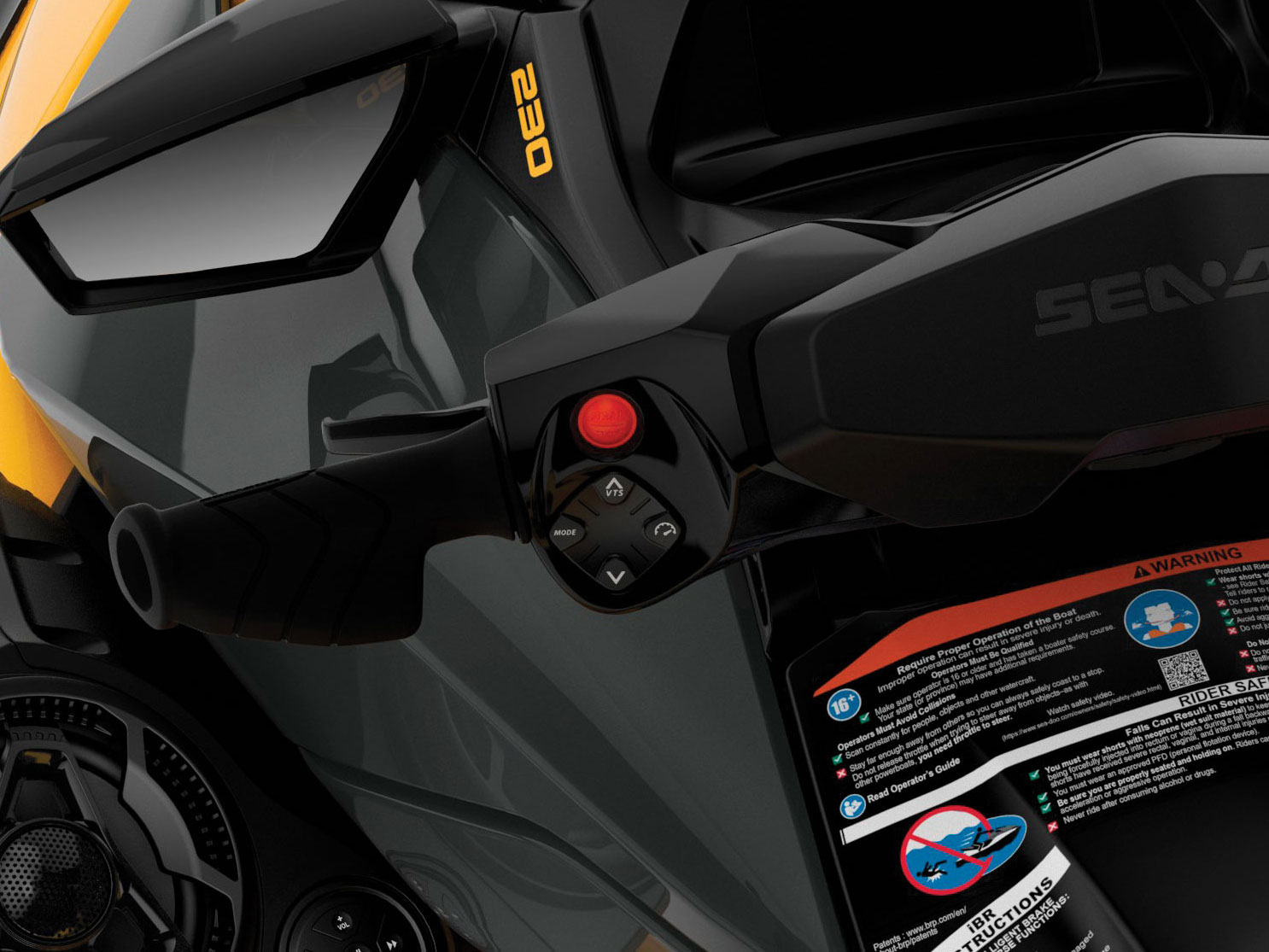 Variable Trim System on a Sea-Doo GTR