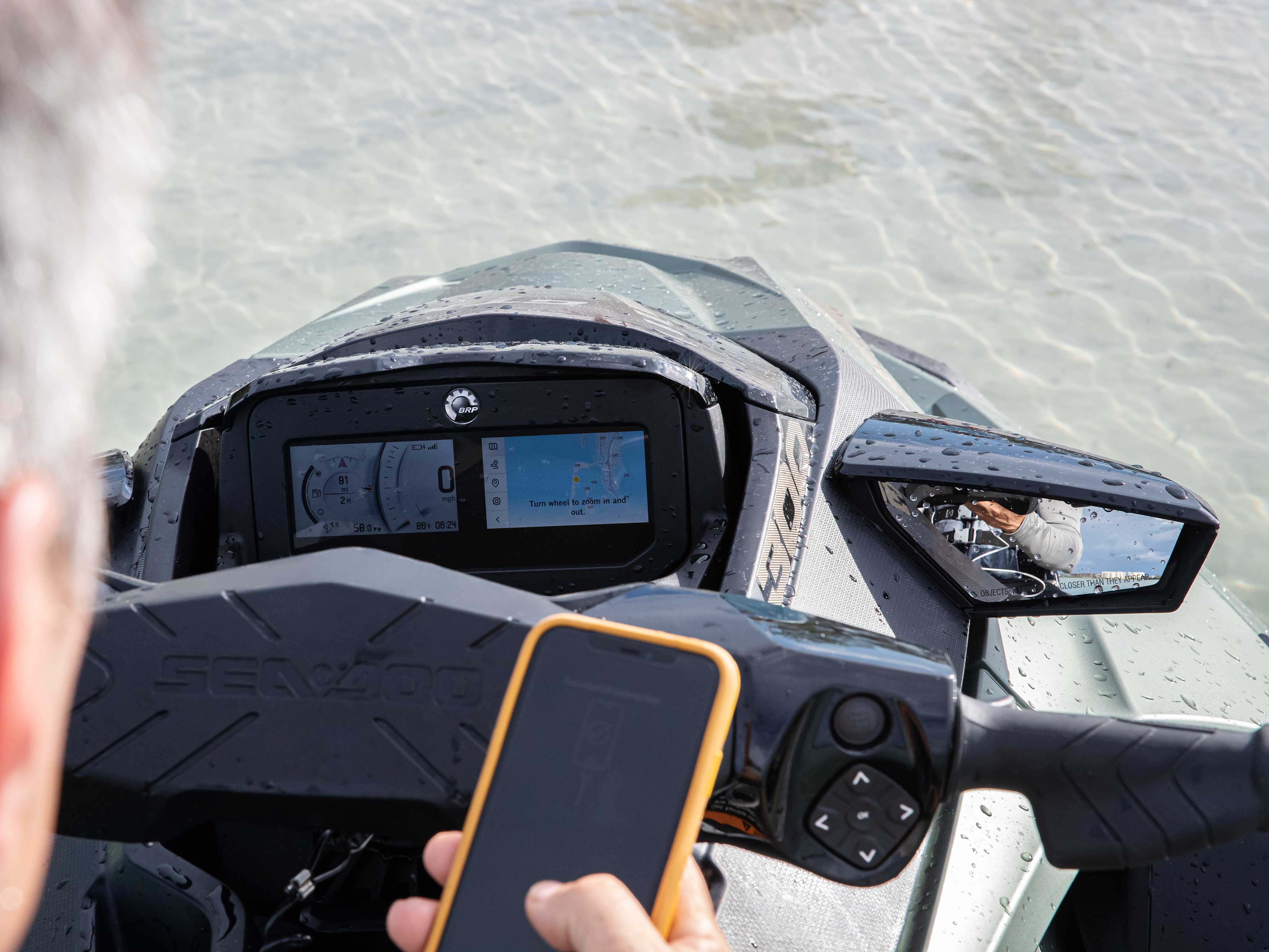 LCD Display technology on a Sea-Doo