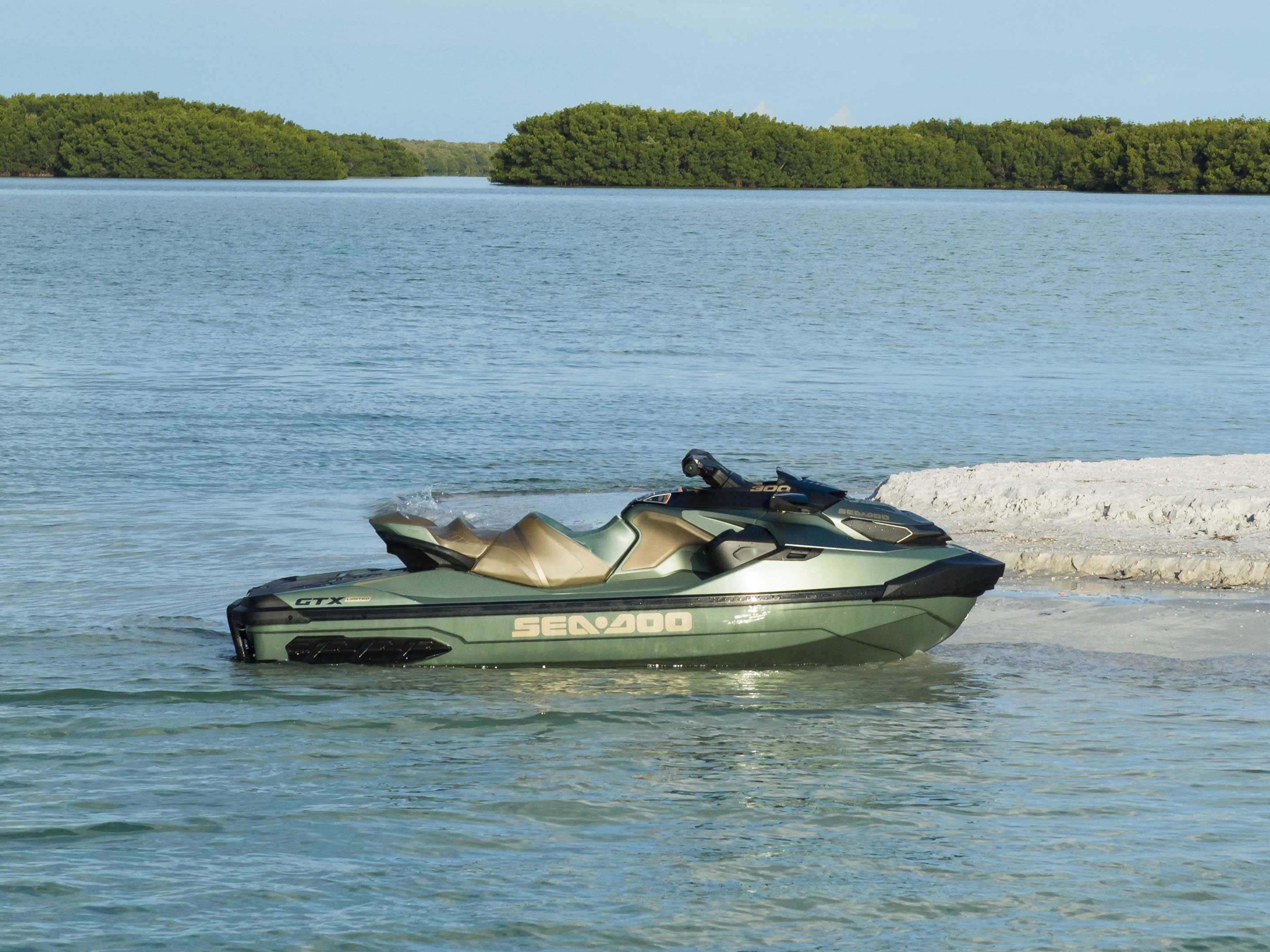 Sea-Doo GTX Limited on still water