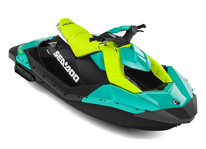 Sea-Doo SPARK 2up without sound system MY22 - Reef Blue / Manta Green