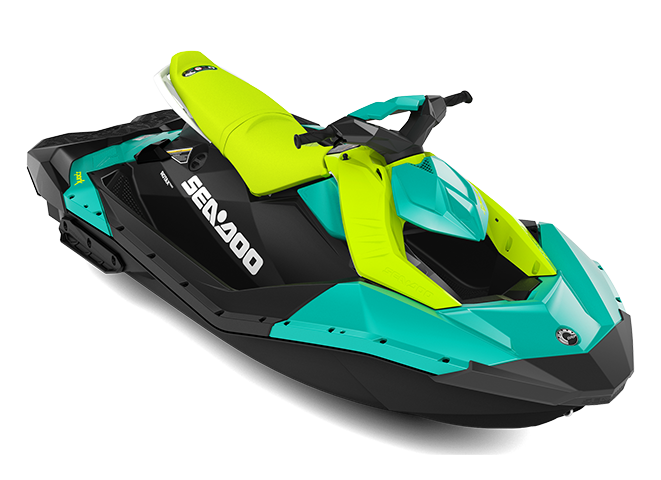 Sea-Doo SPARK 3up without sound system MY22 - Reef Blue / Manta Green