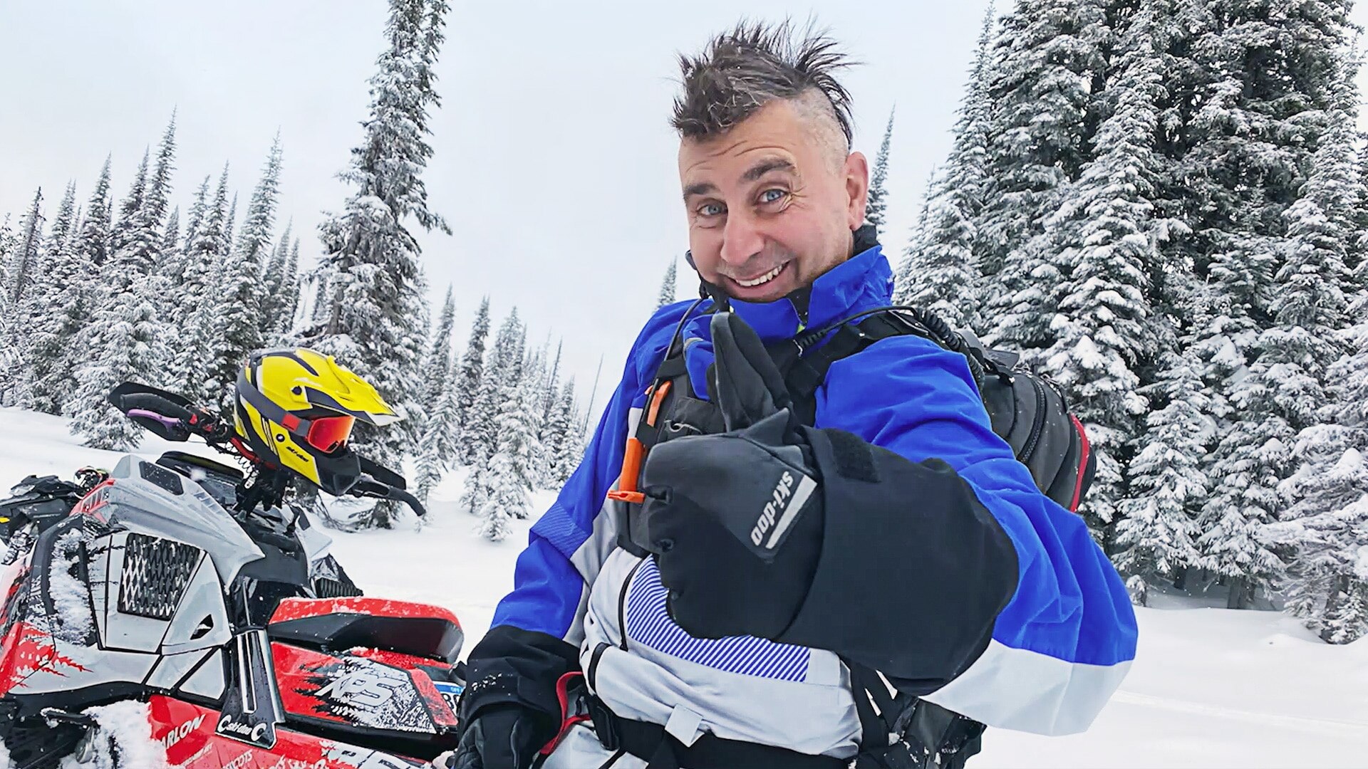 Motorrist ne Ski-Doo