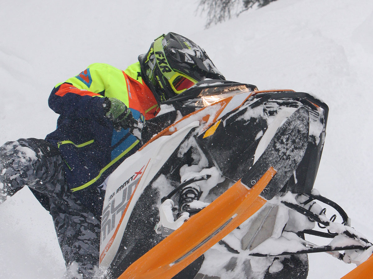 Bret Rasmussen Ski-Doo Ambassador Snowmobile Motorne Sanjke 