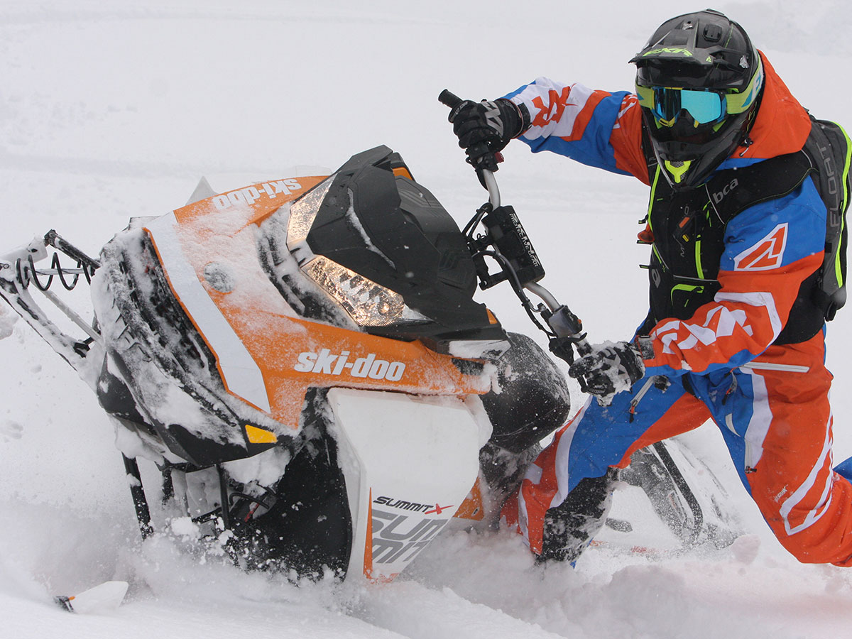 Bret Rasmussen Ski-Doo Ambassador Snowmobile Motorne Sanjke 