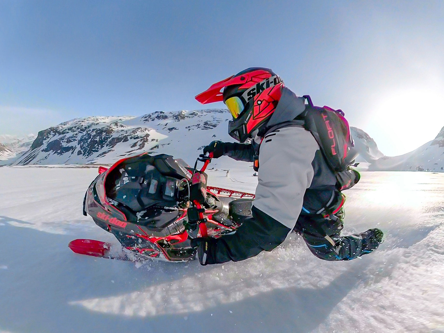 Ski-Doo Ambassador Aki Hautaniemi Snowmobile Motorne Sanjke Amabsador