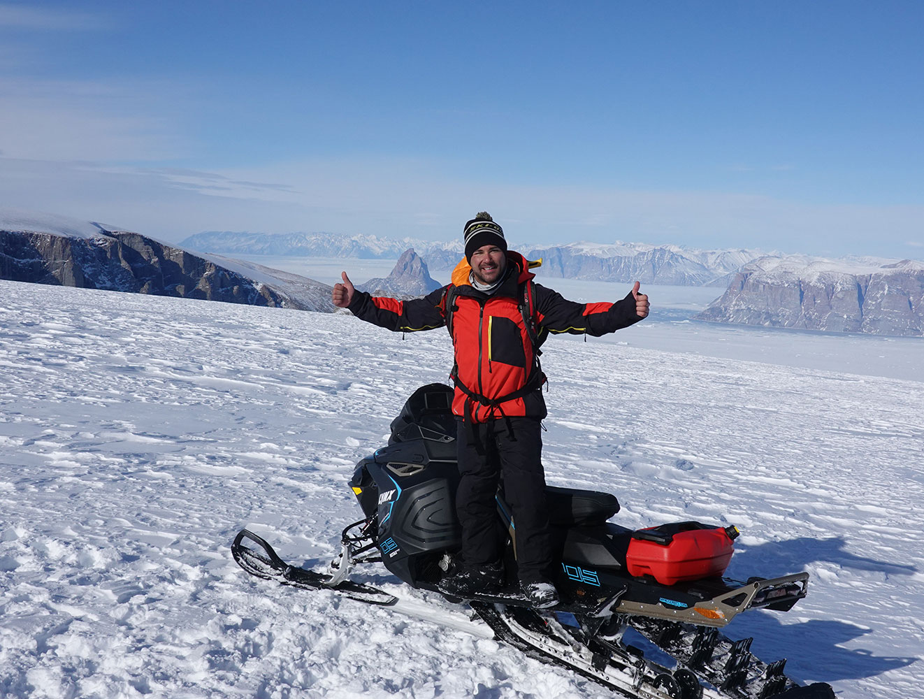 Ski-Doo Ambassador Tony Jenkins Snowmobile Motorne Sanjke Amabsador