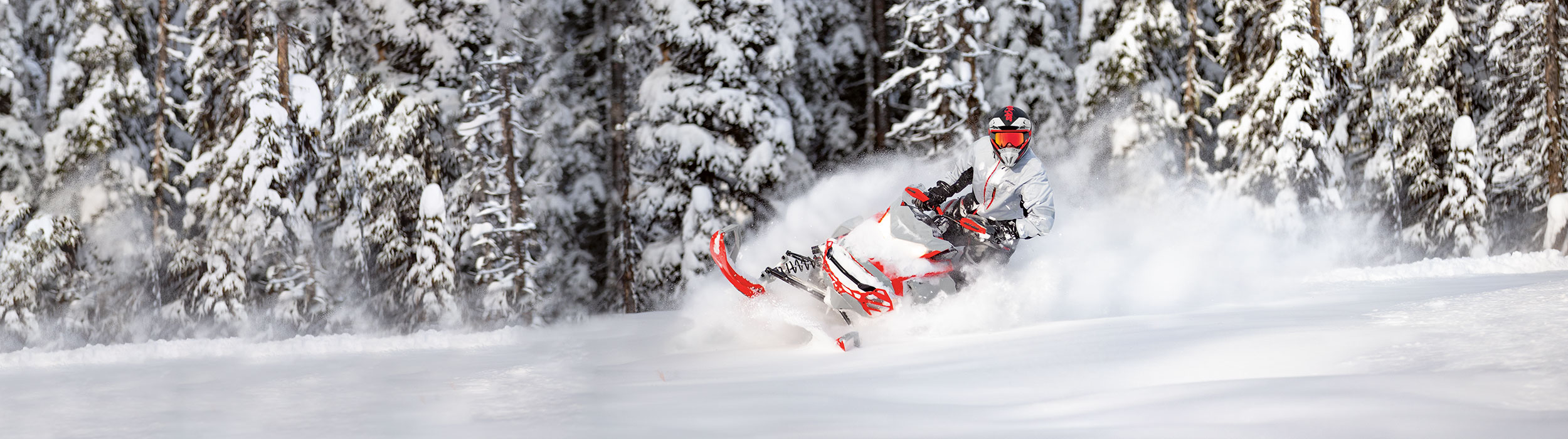 Rider enjoying a snowmobile CrossOver