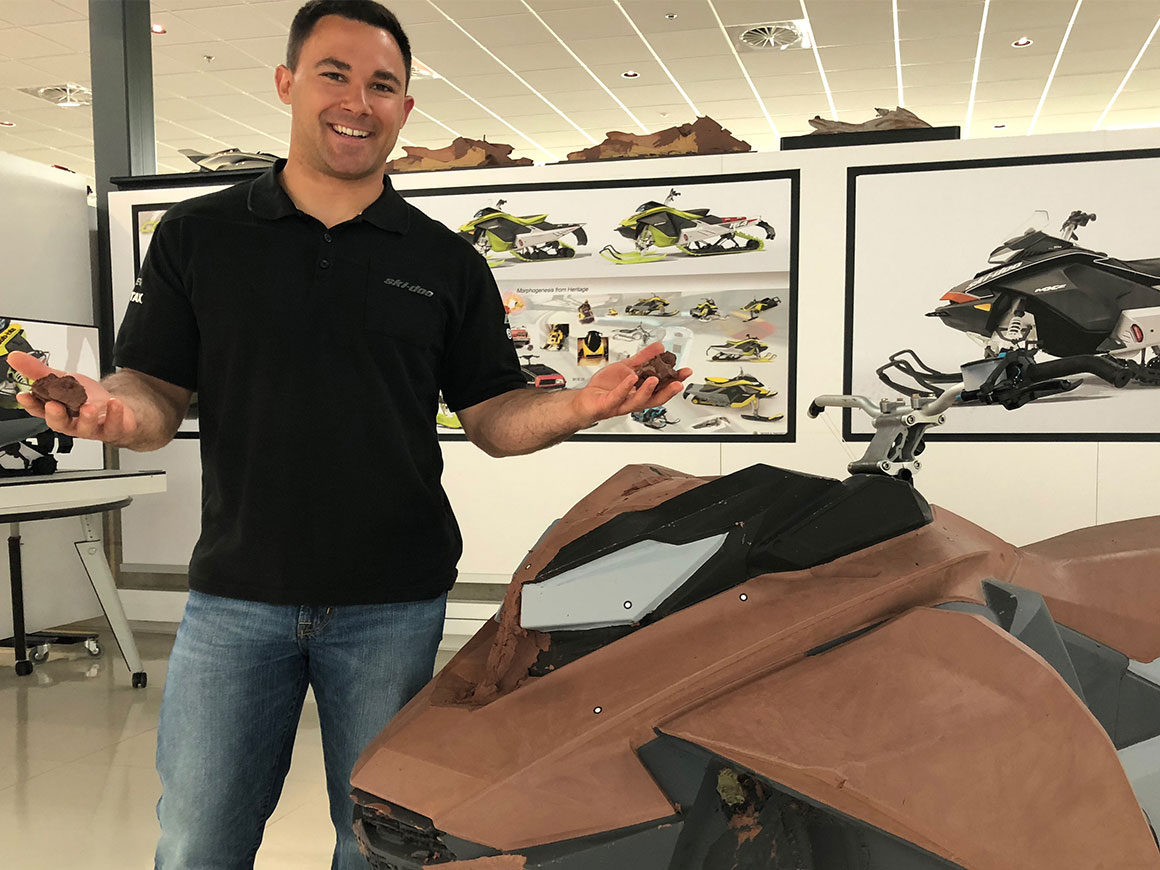 Tony visits BRP Ski-Doo Design Center