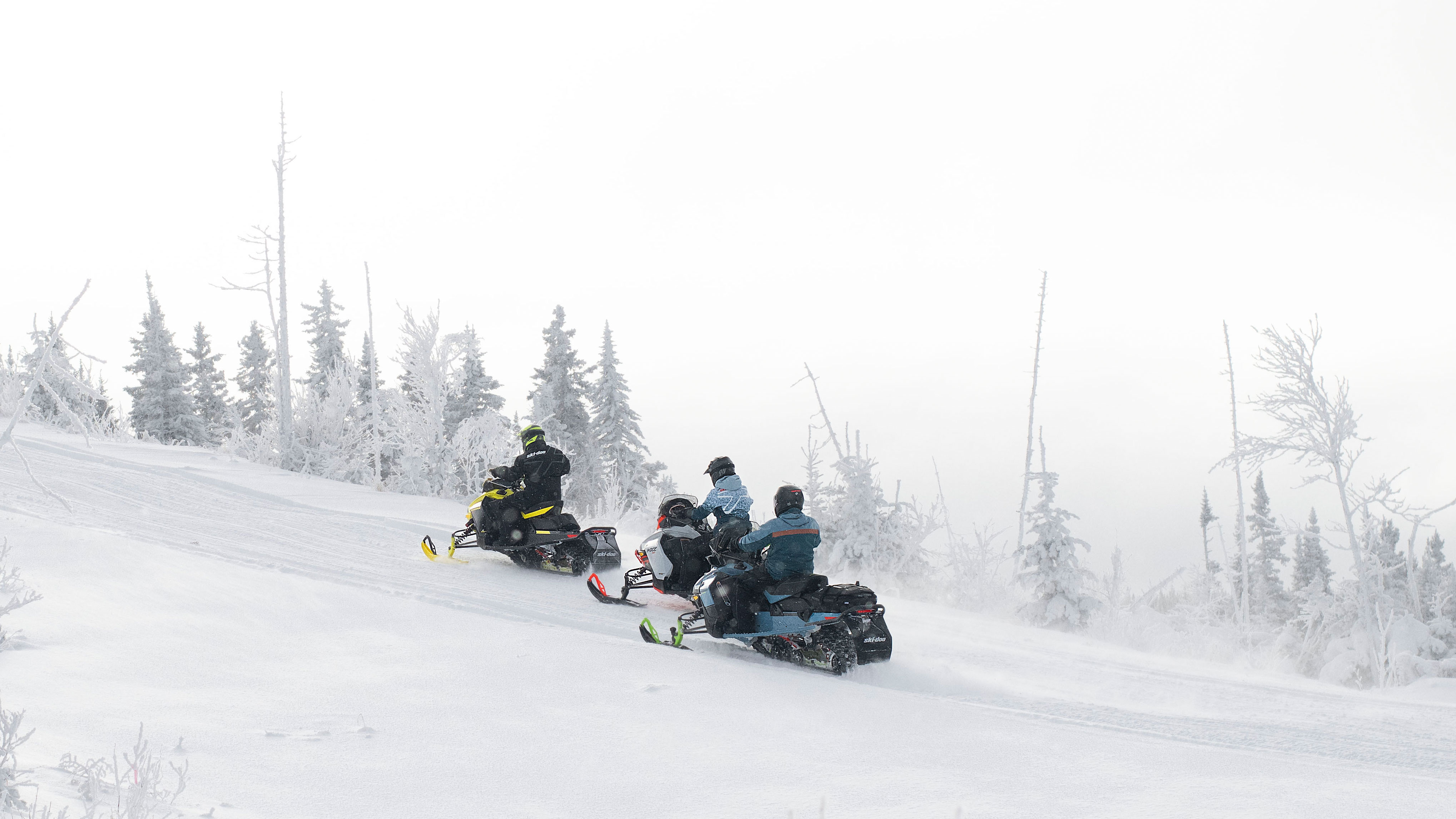 3 riders with the 2022 Ski-Doo Lineup