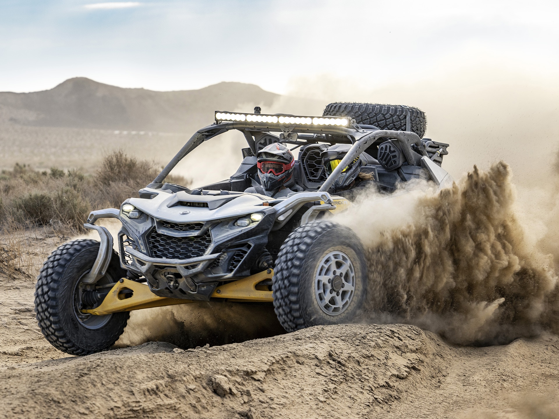 Maverick R riding in dirt