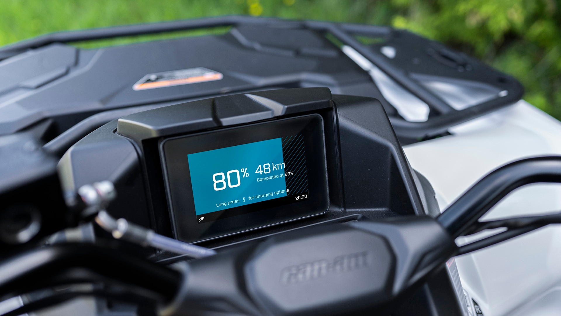 5” Color Display on a the brand-new 2026 Can-Am Outlander Electric 