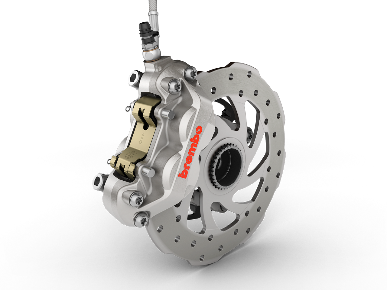 Lynx Rave snowmobile 4-piston brake