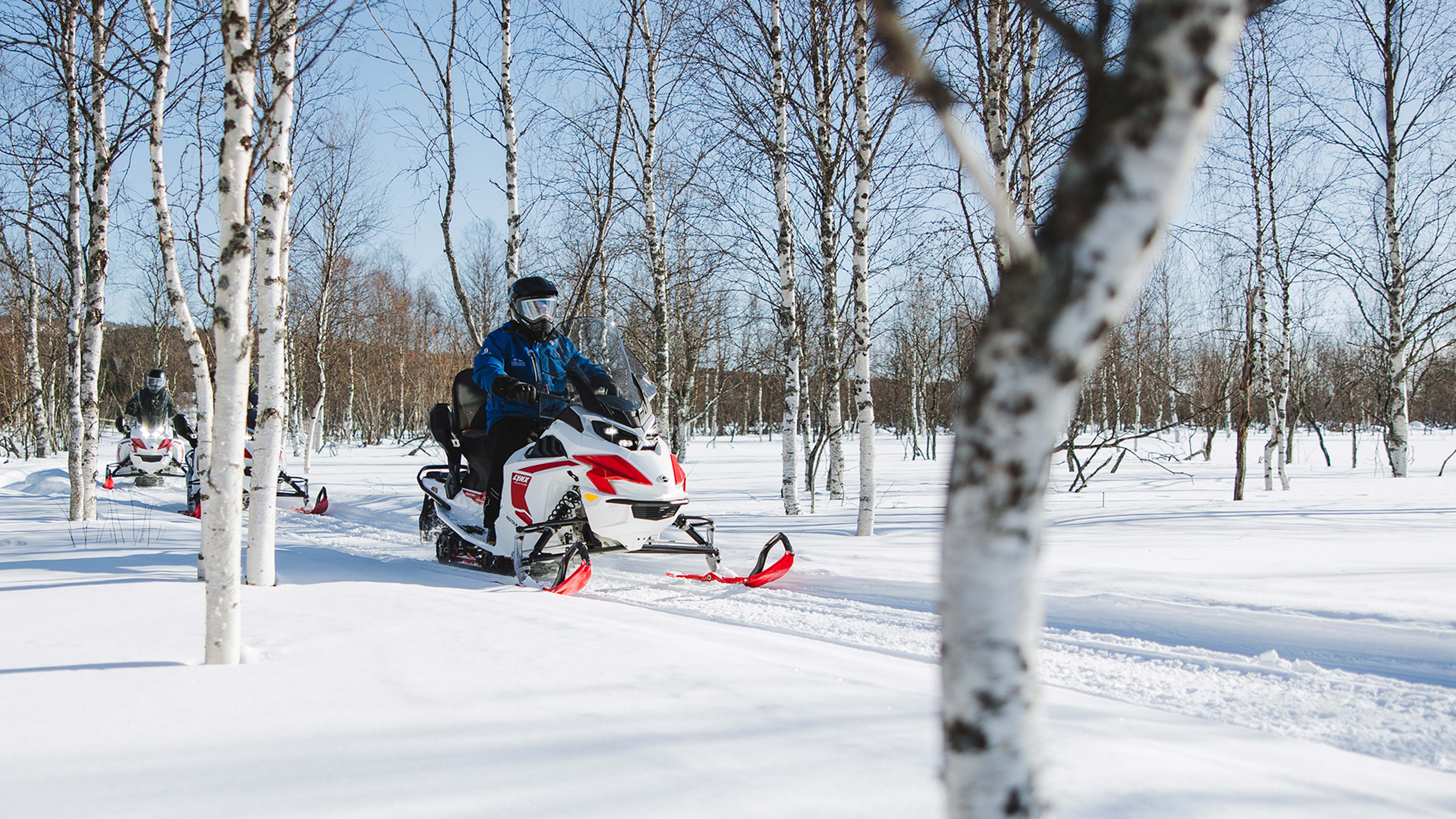 Lynx Adventure Electic ide po lesnom traili