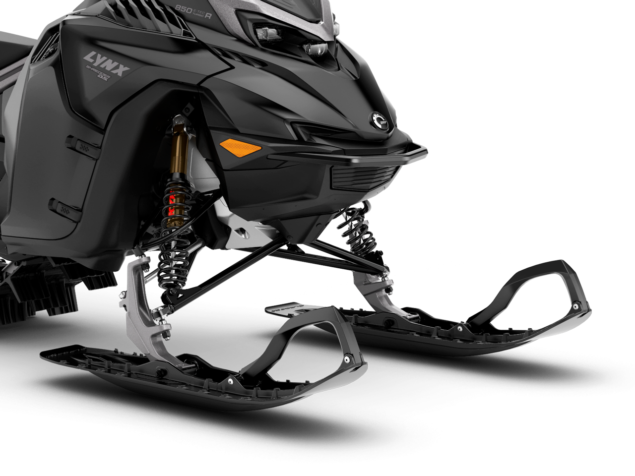Lynx Shredder DS snowmobile front suspension